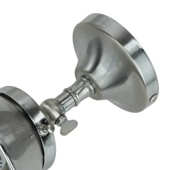 Wandlampe Messing in Silber matt verstellbar E27