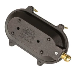 Wandlampe Messing Riffelglas IP64 rostfrei E27 außen