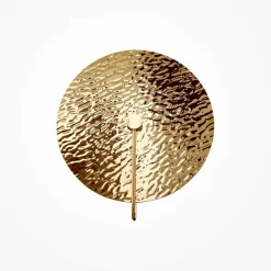 Wandlampe Metall Glas G9 D: 40 cm H: 44,5 cm in Gold