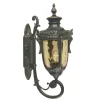 Wandlampe Metall Glas IP44 Rustikal Hof opulent AMY