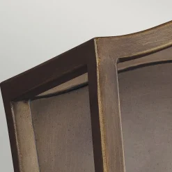 Wandlampe Metall in Messing antik Vintage Rustikal