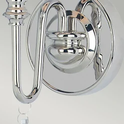 Wandlampe Metall in Nickel poliert CANDELA 6