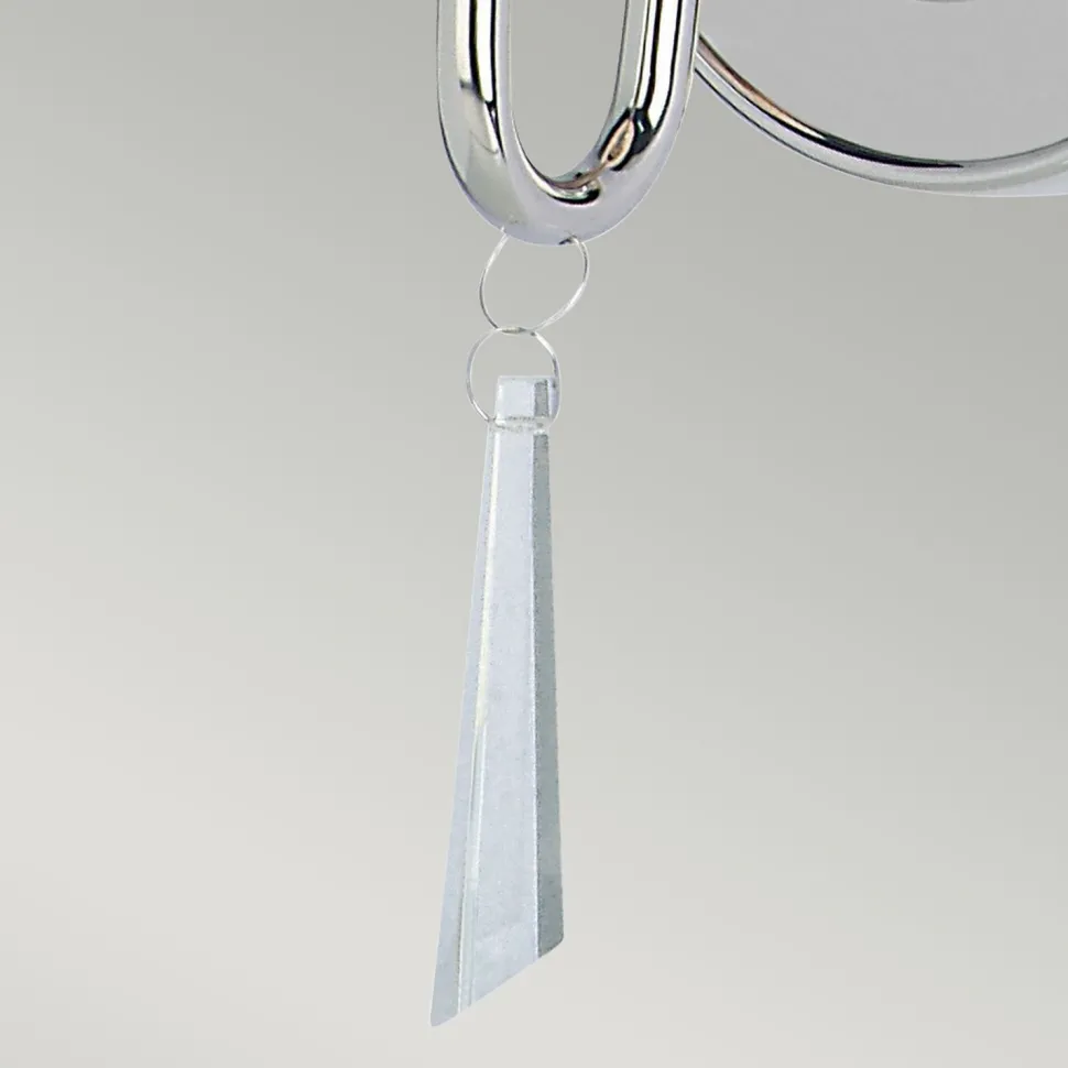 Wandlampe Metall in Nickel poliert CANDELA 6