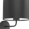 Wandlampe mit Schalter in Schwarz Sofa Bett
