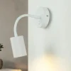 Wandlampe mit Schalter Weiß verstellbar Lesearm GU10