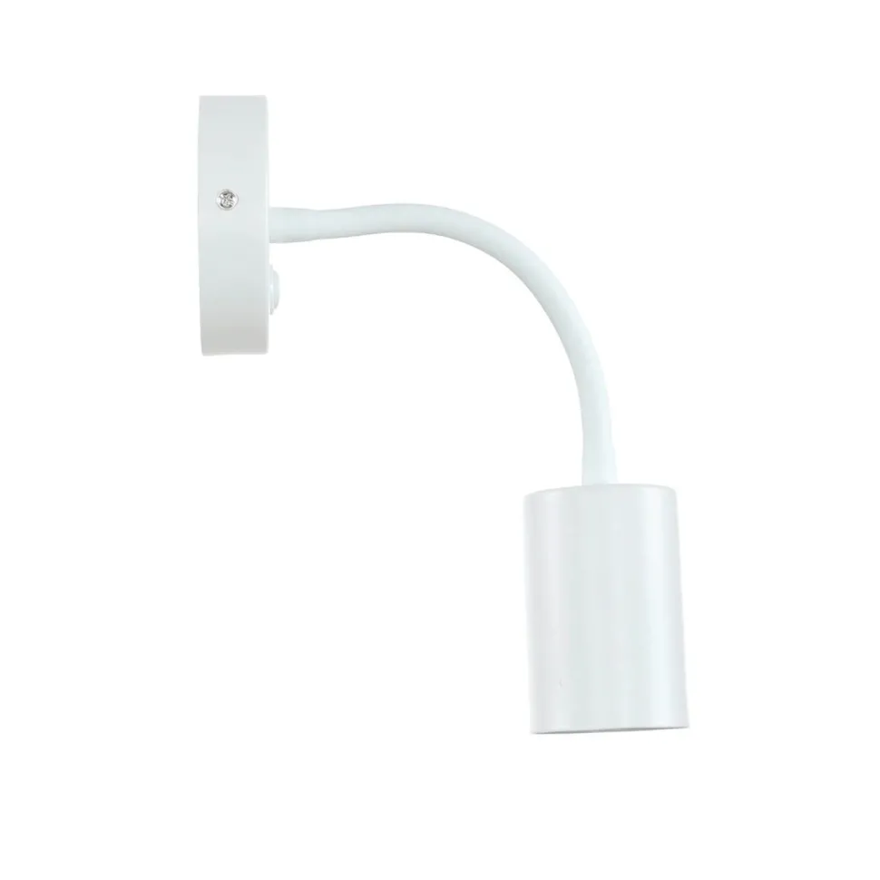 Wandlampe mit Schalter Weiß verstellbar Lesearm GU10