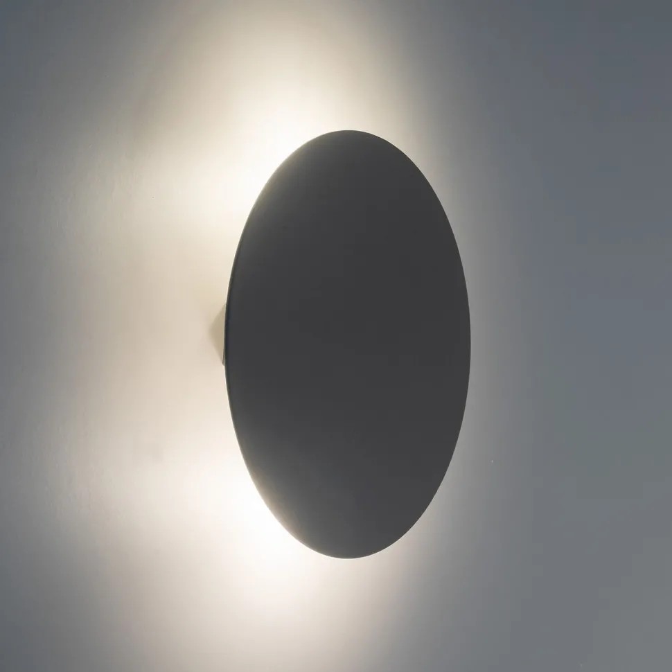 Wandlampe rund Ø 20 cm klein Metall Beige 2x G9 indirekt