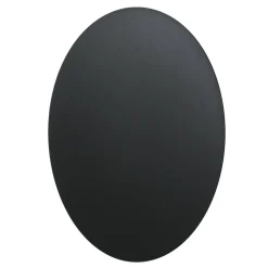 Wandlampe rund Ø 40 cm Metall Schwarz indirektes Licht