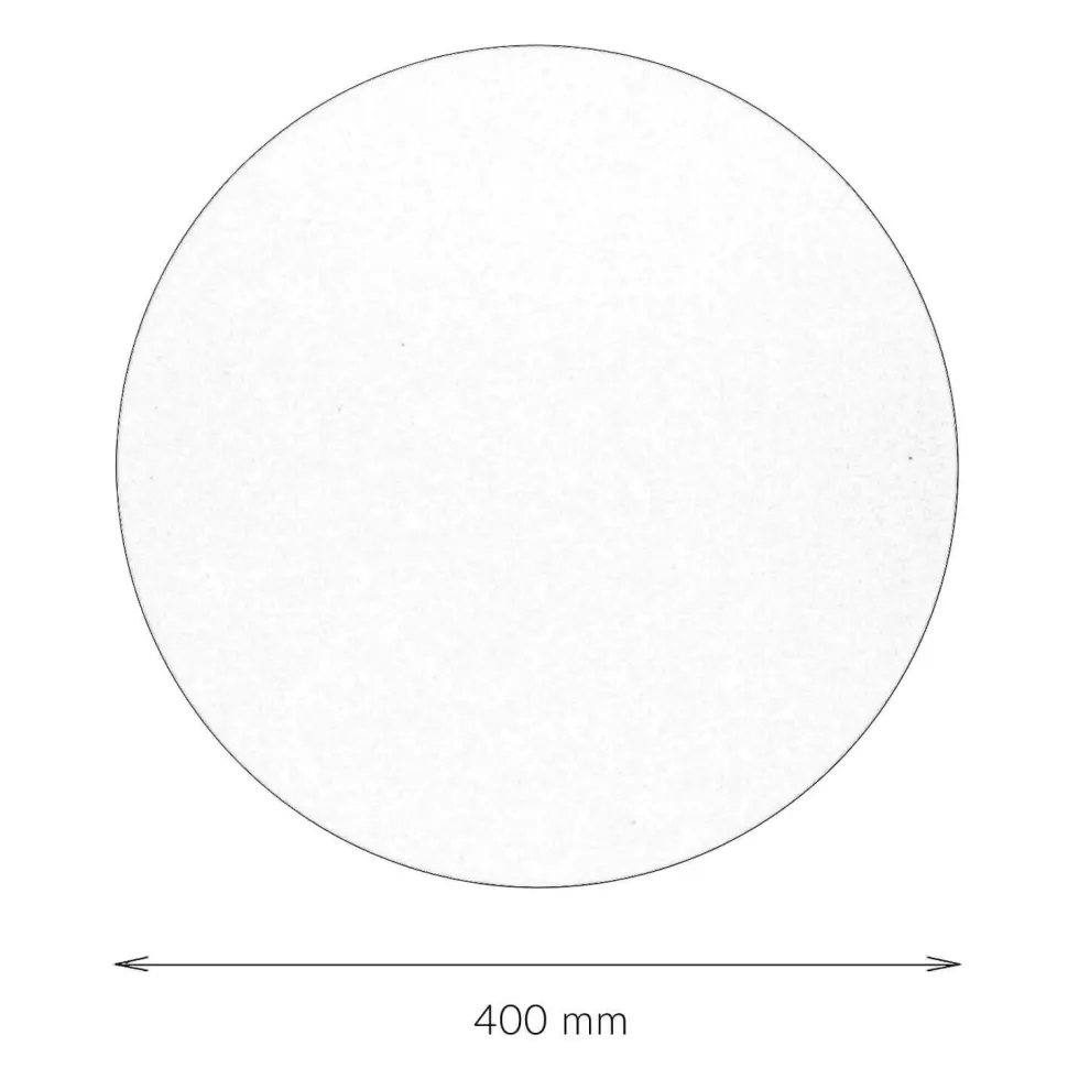 Wandlampe rund Ø 40 cm Metall Schwarz indirektes Licht