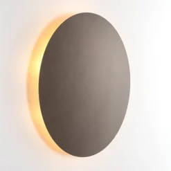 Wandlampe rund Braun Ø 30 cm klein 3x G9 indirektes Licht