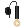 Wandlampe Schwarz Metall Modern für E27