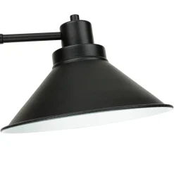 Wandlampe Schwarz Metall verstellbar XXL E27
