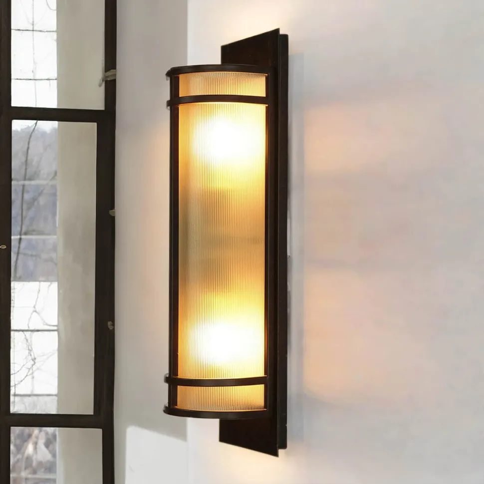 Wandlampe SHOJI Bronze Vintage Leuchte Flur Diele