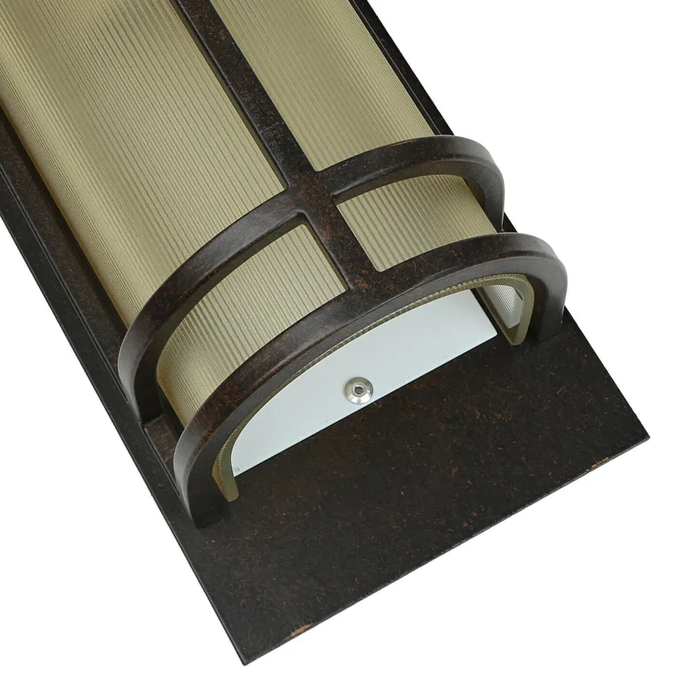 Wandlampe SHOJI Bronze Vintage Leuchte Flur Diele