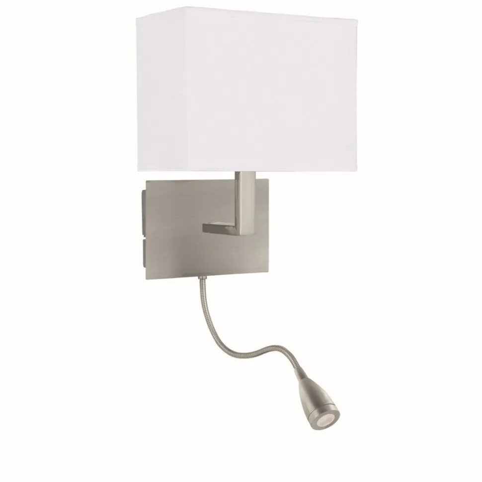 Wandlampe Silber farben