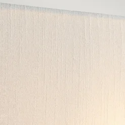 Wandlampe Stoff Creme Messing Up Down wohnlich