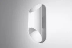 Wandlampe Up & Down Spot Weiß H:30cm Ø10cm NIXON