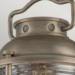 Wandleuchte außen Aluminium Glas 34,6 cm hoch IP44 E27