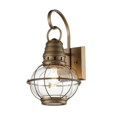 Wandleuchte außen Aluminium Glas H: 40,5 cm IP44 LOUIS