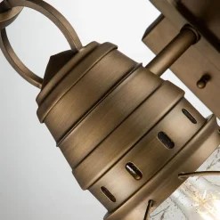 Wandleuchte außen Aluminium Glas H: 40,5 cm IP44 LOUIS