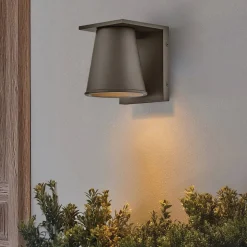 Wandleuchte außen Downlight LED GU10 IP44 15,4 cm hoch