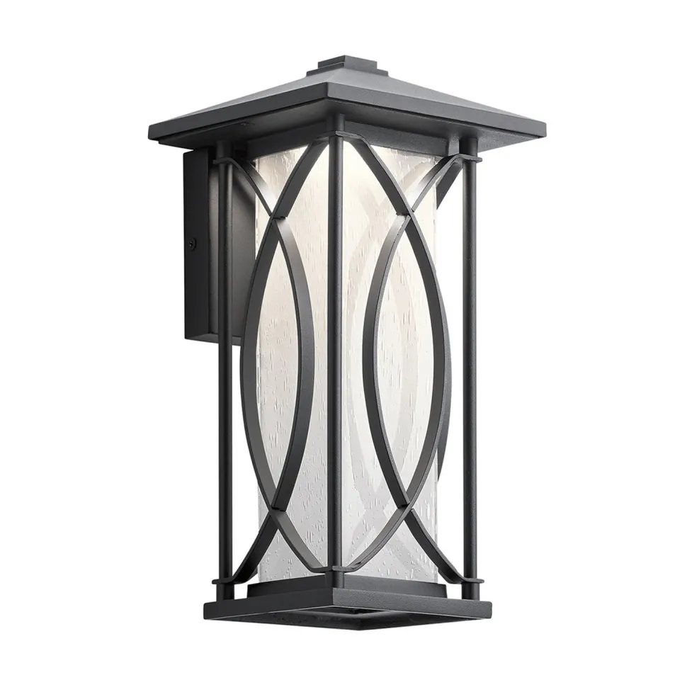 Wandleuchte außen H: 32,3 cm IP44 E27 Balkon Terrasse