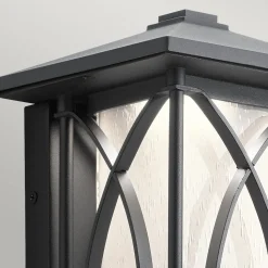 Wandleuchte außen H: 32,3 cm IP44 E27 Balkon Terrasse