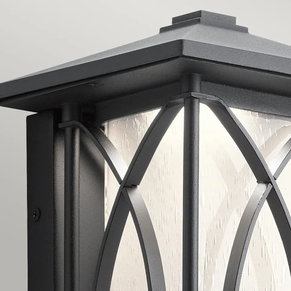 Wandleuchte außen H: 32,3 cm IP44 E27 Balkon Terrasse