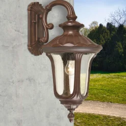 Wandleuchte Außen in Bronze Rustikal IP44 Haus Hof