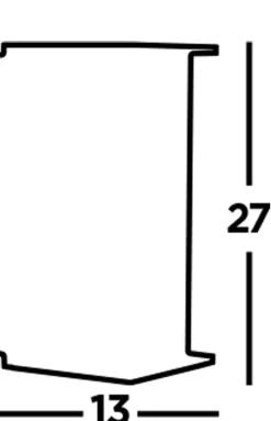 Wandleuchte außen IP44 Grau H: 27 cm E27 Aluminium
