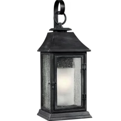 Wandleuchte Außen Laterne Vintage IP44 E27 65 cm hoch