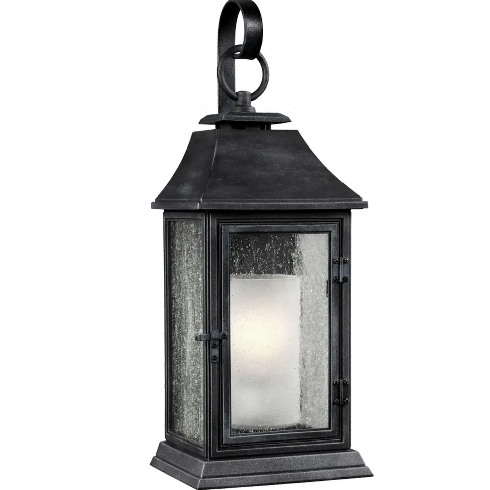 Wandleuchte Außen Laterne Vintage IP44 E27 65 cm hoch