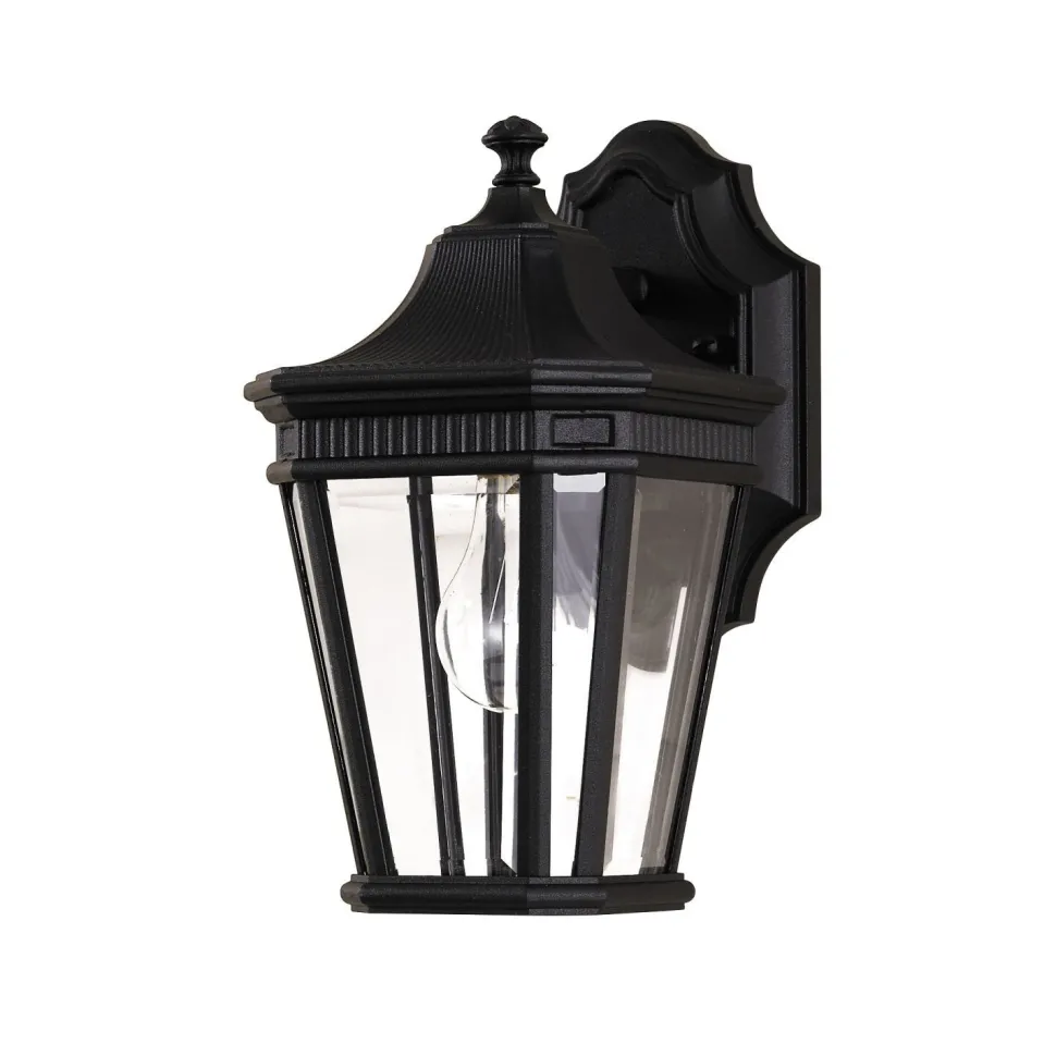 Wandleuchte Außen Laterne Schwarz Aluminium Haus