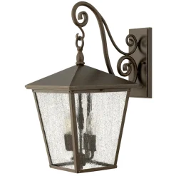 Wandleuchte Außen Laterne Braun IP44 Rustikal