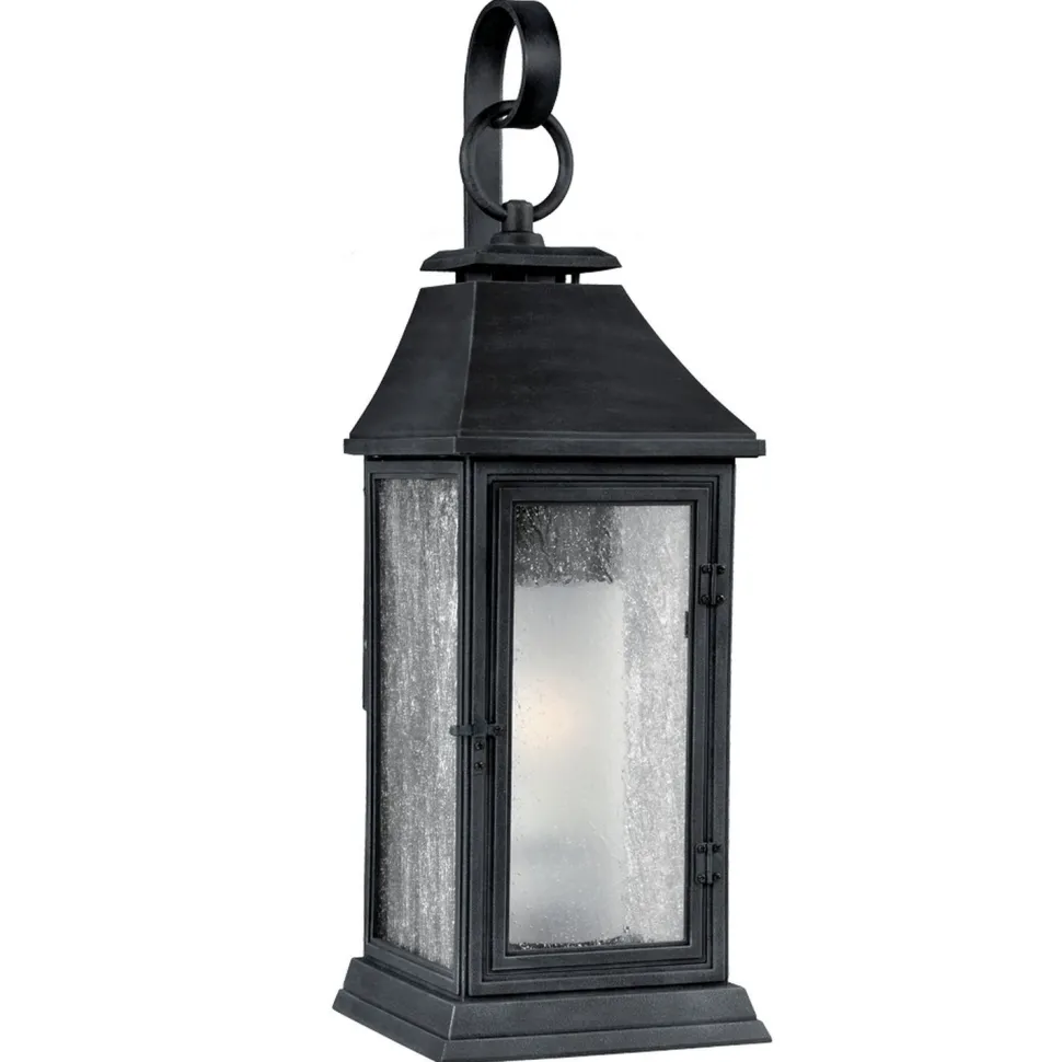 Wandleuchte Außen Laterne Zink Kunststoff IP44 Vintage