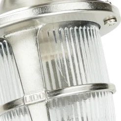 Wandleuchte Außen Maritim IP64 Haustür Echt-Messing