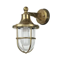 Wandleuchte Außen Messing Haustür Maritim IP64