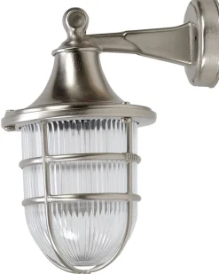 Wandleuchte Außen Messing Glas Terrasse Haustür