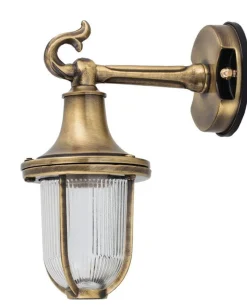 Wandleuchte Außen Messing Maritim IP64 Haus Draußen