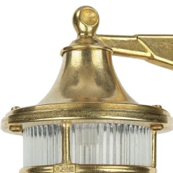 Wandleuchte Außen Messing Maritim IP64 Haus Hof