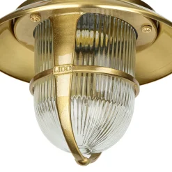 Wandleuchte Außen Messing Maritim IP64 Terrasse Hof