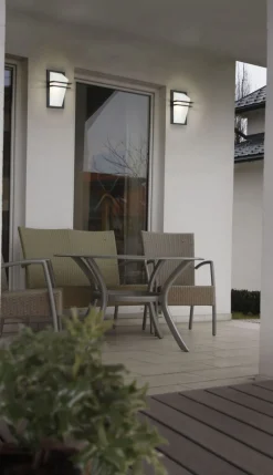 Wandleuchte Außen Park Anthrazit