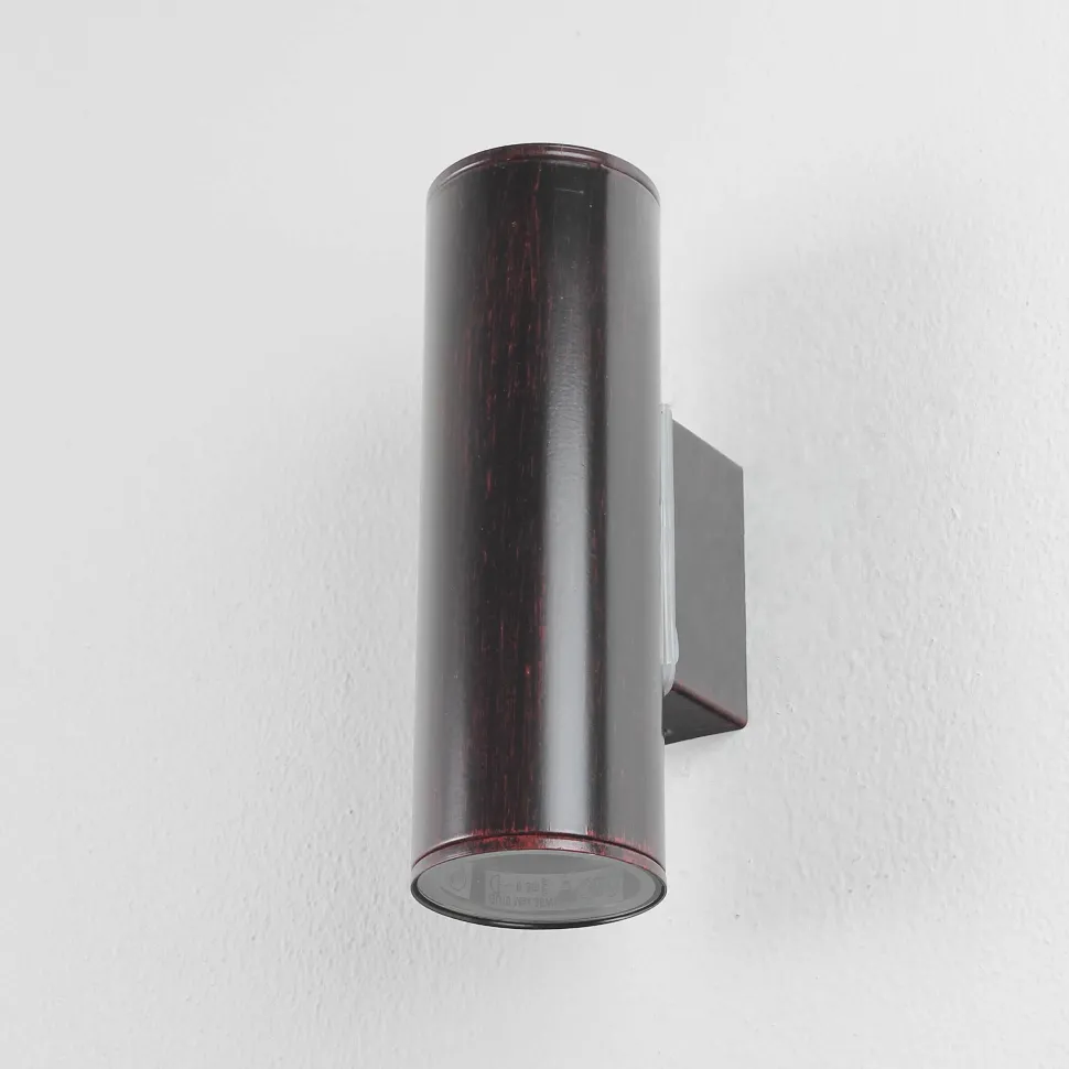 Wandleuchte Außen Riga Antikbraun 2-Flmg