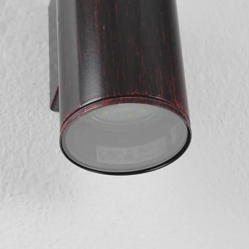 Wandleuchte Außen Riga Antikbraun 2-Flmg