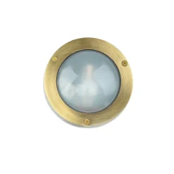 Wandleuchte Außen rostfreies Messing G9 Haus AGIA