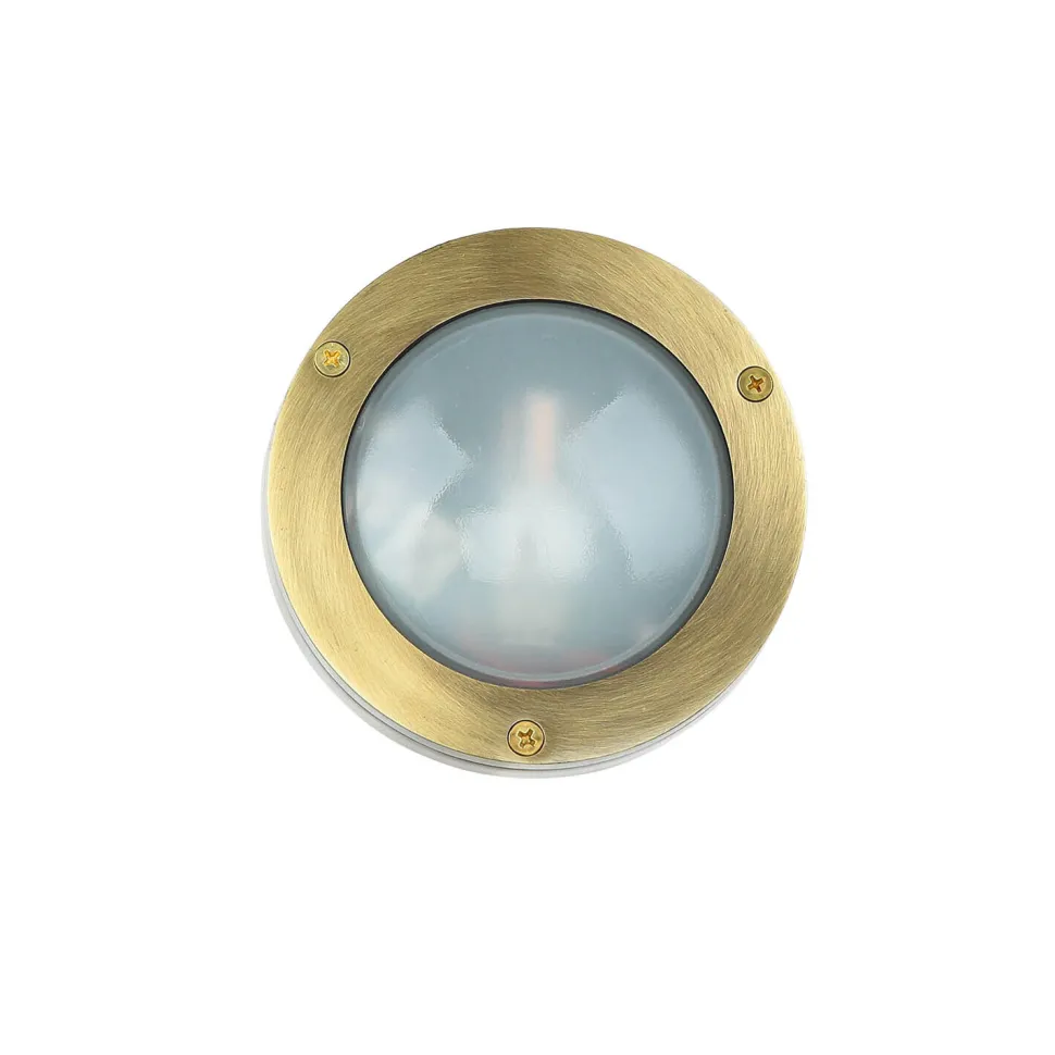 Wandleuchte Außen rostfreies Messing G9 Haus AGIA