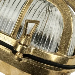 Wandleuchte Außen SKIATHOS Echt Messing Maritim