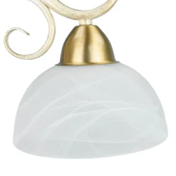 Wandleuchte AURORA WHITE in Shabby Weiß