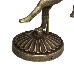 Wandleuchte aus Echt-Messing Antik Bronze Putti