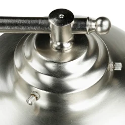 Wandleuchte aus Messing IP43 Maritim in Nickel